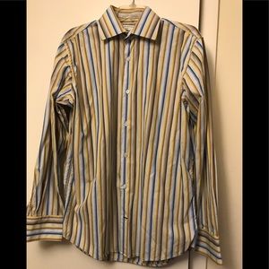 BANANA REPUBLIC , men’s size L , 16-16 1/2 , long sleeves 100 % cotton